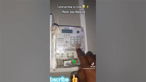 electric meter box beeping|blank screen on electric meter.